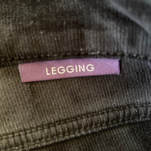 NYDJ Black Corduroy Legging Jeans 0P - Picture 5 of 14